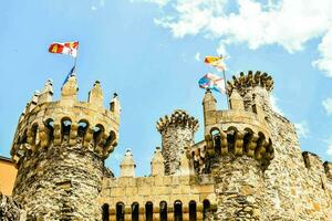 de tempelriddare slott i Spanien foto