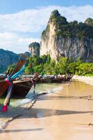 railay strand i Krabi Thailand foto