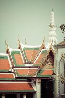 wat phra kaeo, tempel för smaragd buddha bangkok, asien thailand foto