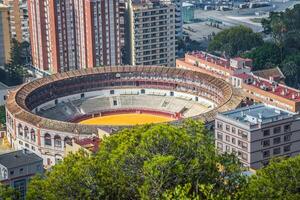 spanien, malaga torg de toros foto