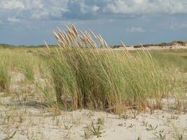 de strand av spiekeroog foto