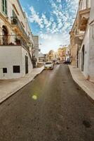 underbar arkitektur av de gammal stad ostuni, bari, Italien. foto