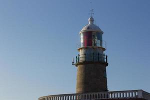 corrubedo fyr i Atlanten, Galicien, Spanien foto