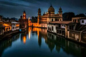 de stad av Kolkata, Indien. ai-genererad foto