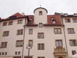 schiller platz i staden Stuttgart, Tyskland foto