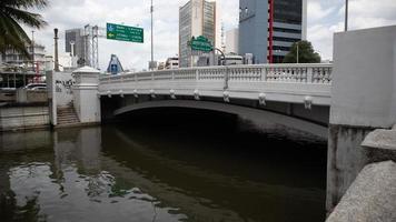 flodzon nästan tågstationen i thailand foto