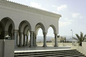 al-sahaba moské i sharm el-sheikh, egypten, en modern arkitektonisk pärla och pilgrimsfärd webbplats. en symbol av enhet och islamic arv foto