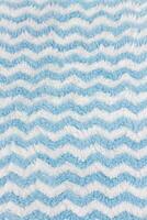 vit och blå handduk textur. abstrakt bakgrund och textur för design. foto
