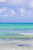 tropisk mexikansk strand 88 punkter esmeralda playa del carmen mexico. foto