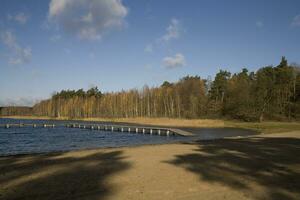 sjö landskap polnad foto