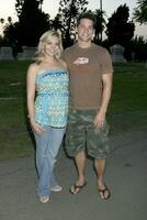 Jason gerhardt fru chalae tryckande daisy TV serier premiär undersökning evigt hollywood cemetary los angeles ca aug 16 2007 2007 foto