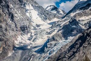trentino alt adige, italiensk alps - de ortles glaciär foto