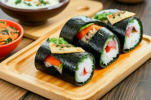 gimbap. ai generativ proffs Foto