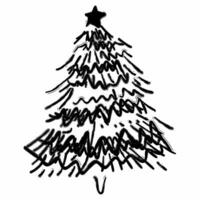 jul träd dekoration och design. foto