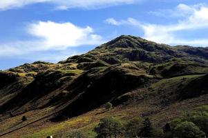 hardknott föll ovanför dalen foto