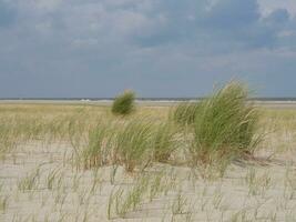 de strand av spiekeroog foto