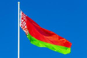 Vitrysslands flagga foto