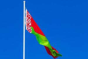 Vitrysslands flagga foto