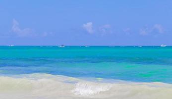 tropisk mexikansk strand 88 punkter esmeralda playa del carmen mexico. foto