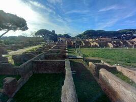 ostia antica arkeologisk parkera i ostia foto