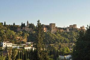 alhambra palats i granada foto