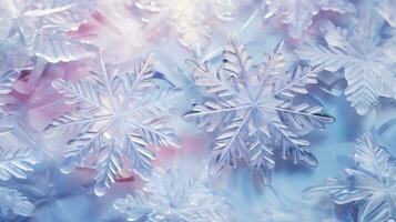 ai genererad vinter- Semester mönster naturskön blänkande ai genererad foto