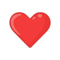ai genererad 3d hjärta ClipArt klistermärke. hjärta kärlek tecknad serie. foto