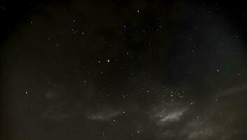 ai genererad skön natt himmel med stjärnor. foto