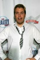 perez hilton anländer på de verkligheten utmärkelser på de avalon teater i los angeles ca på september 24 2008 foto