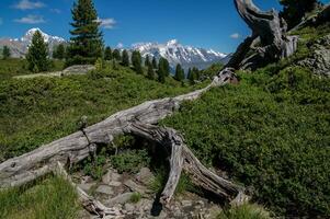 sjö av thuilette,la thuile,val d'aoste, Italien foto