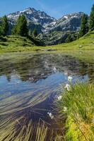 sjö av thuilette,la thuile,val d'aoste, Italien foto