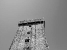 gammal celtic slott torn, blarney slott i Irland, gammal gammal celtic fästning foto