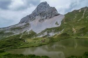 sjö av charamillon,chamonix,haute savoie foto