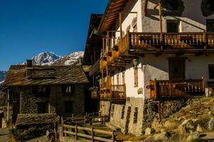 la salle,challancin,val aoste, Italien foto