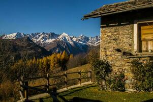 la salle,arbetey,val aoste, Italien foto