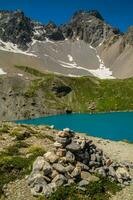 sjö sainte anne qeyras i hautes alpes i Frankrike foto