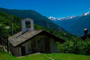 cheversel i val aoste ,Italien foto