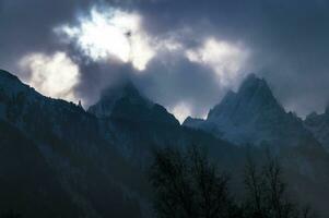 chamonix, haute savoie, frankrike foto