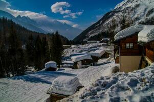 montroc, chamonix ,haute savoie, frankrike foto