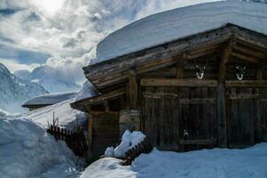 buet,chamonix, haute savoie, frankrike foto