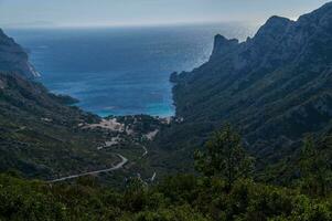 nationell parkera calanques foto