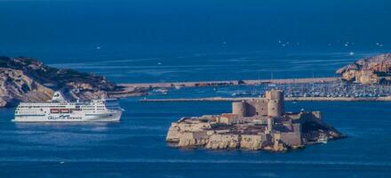 hamn av marseille foto