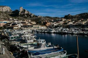 nationell parkera av calanques foto