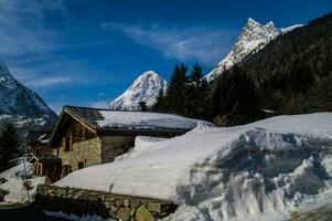 buet,chamonix, haute savoie, frankrike foto