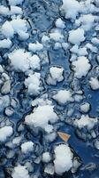 snö falla vinter- säsong berättelse bakgrund ai genererad foto