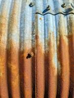rostig metall och stål med massor av korrosion i hög upplösning foto