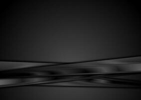 abstrakt tech svart glansig Ränder bakgrund foto