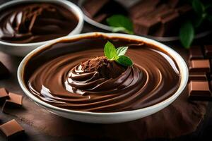 choklad är en bra källa av antioxidanter och är en bra sätt till skaffa sig din dagligen dos av. ai-genererad foto