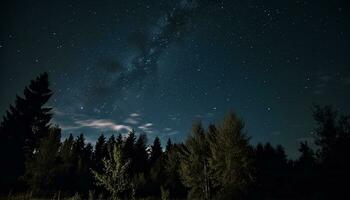 ai genererad solnedgång över de lugn kustlinje, en pittoresk tropisk sommar landskap genererad förbi ai foto