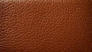 äkta naturlig brun läder hud textur bakgrund. ai generativ foto